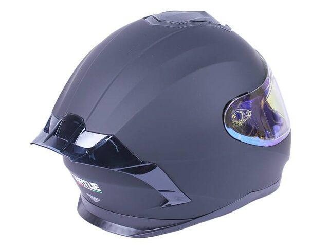 Шолом мотоциклетний інтеграл MD-820-1 (чорний матовий, скло синій хамелеон, size L) Мукачево - фото 2