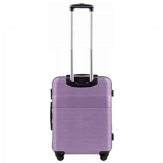 Валіза пластикова WINGS 5398 мала 55 см світло-фіолетова Київ