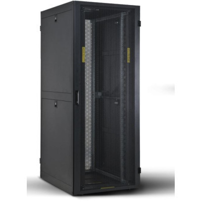 Шкаф напольный Kingda 42U 19" 600x1000, RAL9004, перф. двері, розібрана (KD-002-6042M) Винница - изображение 1