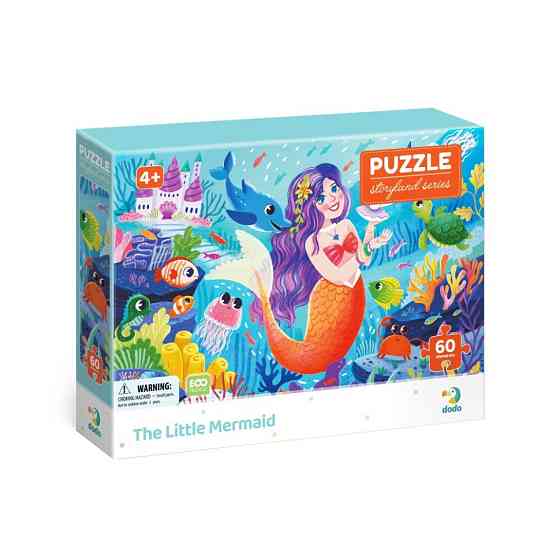Пазл детский "Русалочка" DoDo Toys 300712, 60 элементов Винница