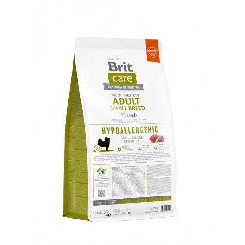 Корм для собак малих порід Brit Care Dog Hypoallergenic Adult Small Breed гіпоалергенний з ягням, 7 кг Київ - фото 3