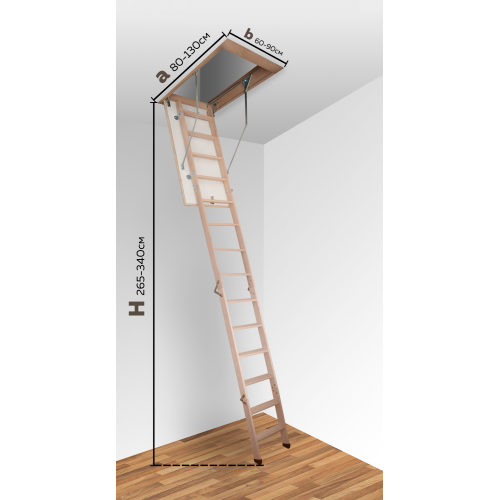 Чердачная лестница Altavilla Faggio Termo Plus 3S  110*60 Киев - изображение 6