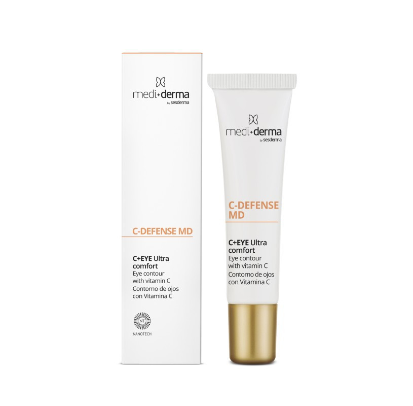 Ревитализирующий крем-контур для зоны вокруг глаз Mediderma C-DEFENCE MD Eye Contour 15 мл Днепр - изображение 1