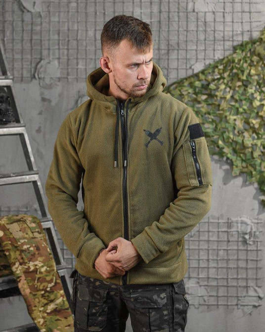 Тактическая флисовка мина кайот мужская теплая Одесса - изображение 9
