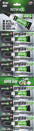 Суперклей гель Nowax Super Glue Gel 3г*6шт, дисплей Киев