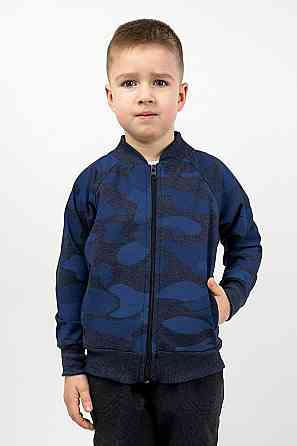 Бомбер дитячий, камуфляж темно-синій топ 146 Крохатушка одяг Київ