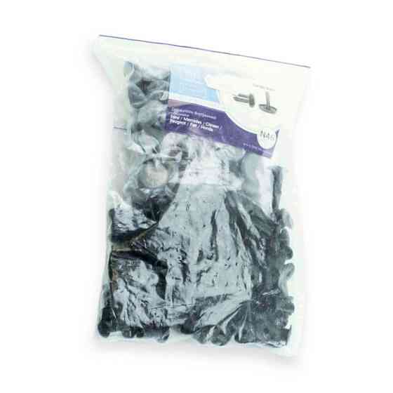 Клипса обш Ford, Mers, Fiat, Honda (отв10дл.20шл20) сер (100шт) №46 Мукачево