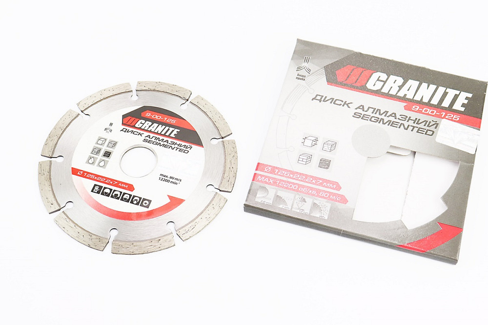 Диск алмазний 125х2х22,2мм SEGMENTED 9-00-125 Київ - фото 1