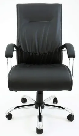 Офисное Кресло Руководителя Richman Munich Fly 2230 Хром М1 Tilt Черный Киев