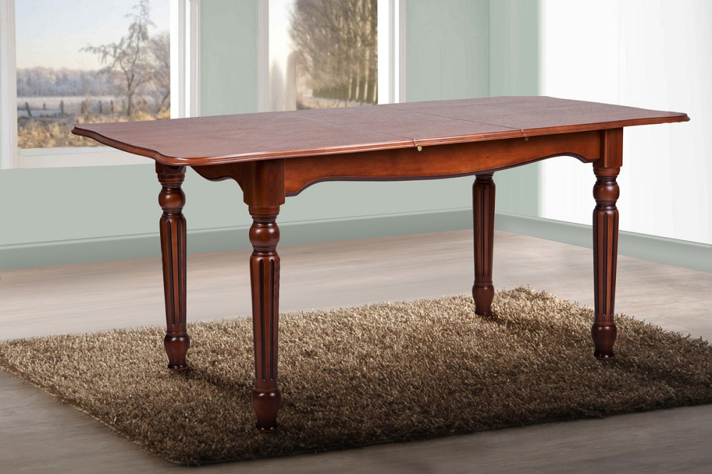 Стіл обідній Венеція (120+40)/80, горіх Київ - фото 1