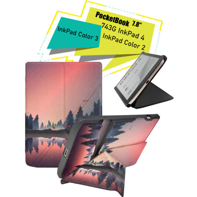 Чехол для электронной книги BeCover Ultra Slim Origami PocketBook 743G InkPad 4/InkPad Color 2/InkPad Color 3 (7.8") Dusk (713085) Винница - изображение 1