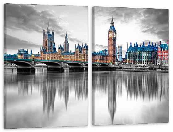 Модульная картина в гостиную / спальню   Лондон  TLV-2_098 Киев