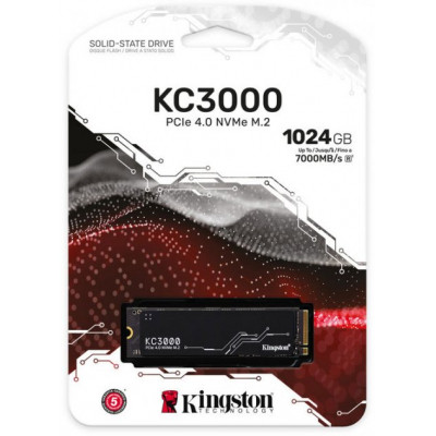 Накопичувач SSD M.2 2280 1TB Kingston (SKC3000S/1024G) Вінниця - фото 4