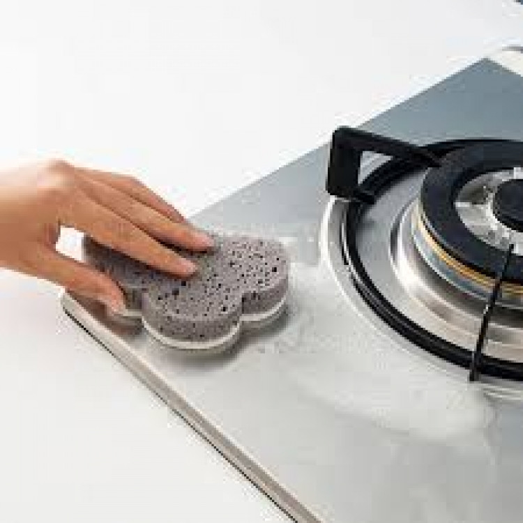 Губка для миття посуду сіра Хмара Вінниця - фото 1