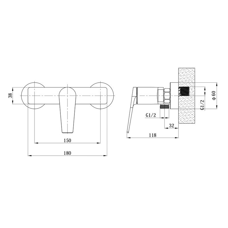 Змішувач для душу Mixxus Premium Rubens 003  ( 13467 ) Харків - фото 4