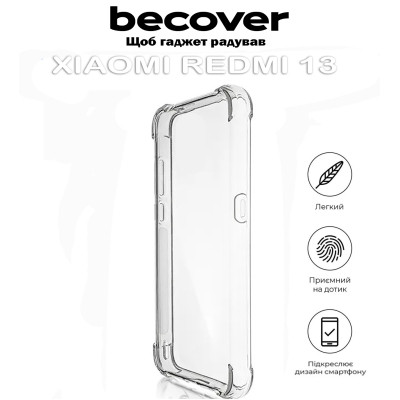 Чохол до мобільного телефона BeCover Anti-Shock Xiaomi Redmi 13 Clear (711545) Вінниця - фото 4