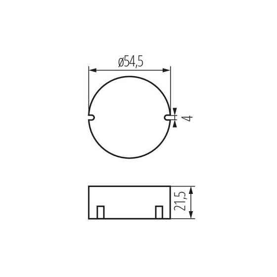 Блок живлення 220V AC - 12V DC 0-10W Kanlux Київ