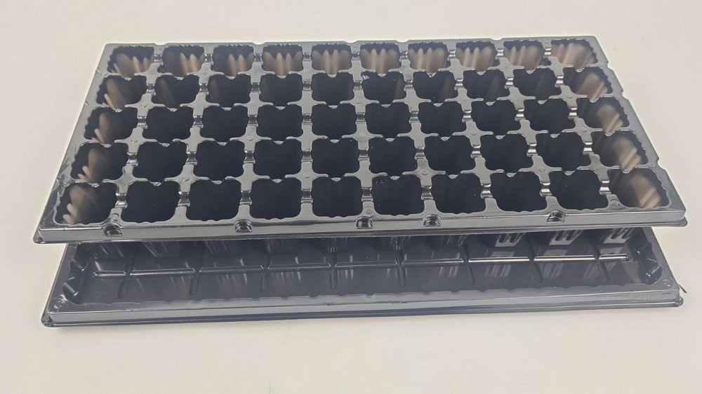Набор для рассады кассета 44*20,5*5,5  с поддоном на 50 V-ячеек-50 см3 (ячейка 35мм*35мм*55мм) (1 шт) Харьков - изображение 2