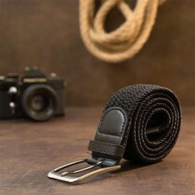 Ремень Vintage Текстильный Черный (20521) Винница - изображение 8