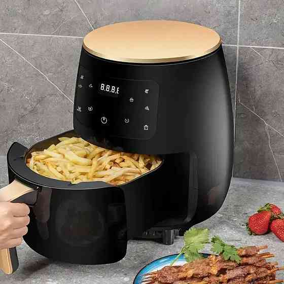 Аэрофритюрница на 6л, 2600Вт, S-18 + Подарок 50шт Пергаментная форма / Сенсорная фритюрница / Мультипечь Киев