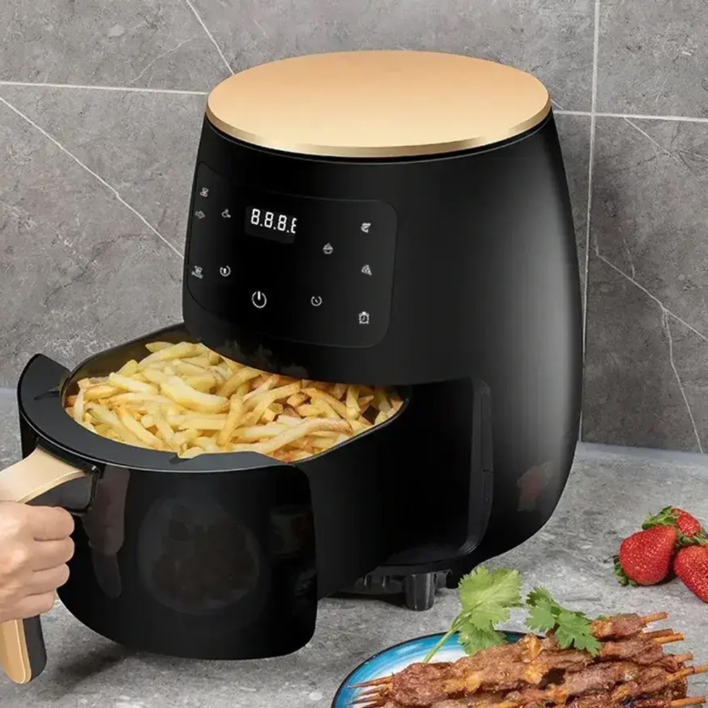 Аэрофритюрница на 6л, 2600Вт, S-18 + Подарок 50шт Пергаментная форма / Сенсорная фритюрница / Мультипечь Киев - изображение 4