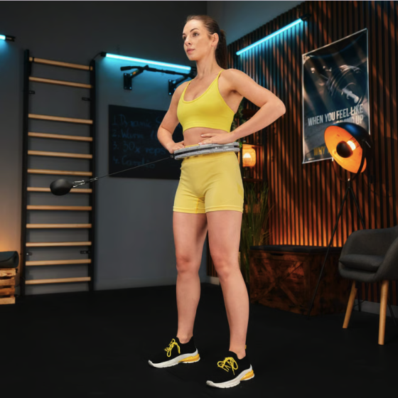 Хулахуп Trex Sport TX-010CHH масажний з обважнювачем сірий Київ