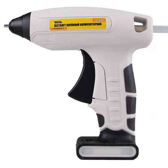 Пістолет клейовий MASTERTOOL акумуляторний Ø 7.2 мм DC 3.7 V 1300 mAh "Крапля-Стоп" 42-0401 Рівне