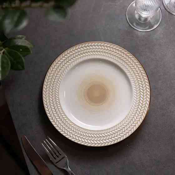 TS Kitchen Тарілка десертна кругла 20.5 см плоска порцелянова Киев