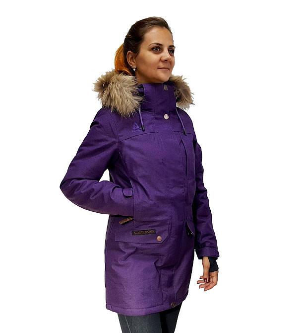 Женское зимнее пальто-парка