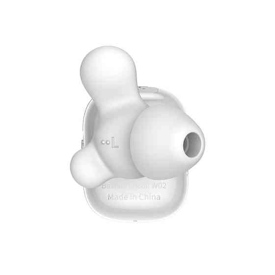 Бездротові Bluetooth-навушники Baseus Encok W02 з вбудованим мікрофоном NGW02-02 (Білі) Миколаїв