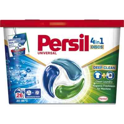 Капсулы для стирки Persil 4in1 Discs Universal Deep Clean 26 шт. (9000101599466) Винница