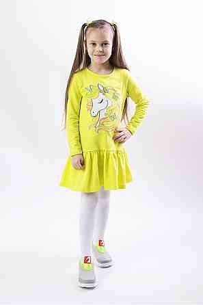 Плаття для дівчаток, рожеве, жовте, сірий меланж Крохатушка одяг Київ