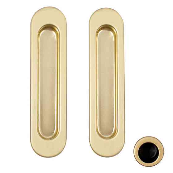 AGB Art. B019270008 KIT F1 Комплект ручек на раздвижную дверь + ручка д / вытянутая дверь мат.лат. Киев