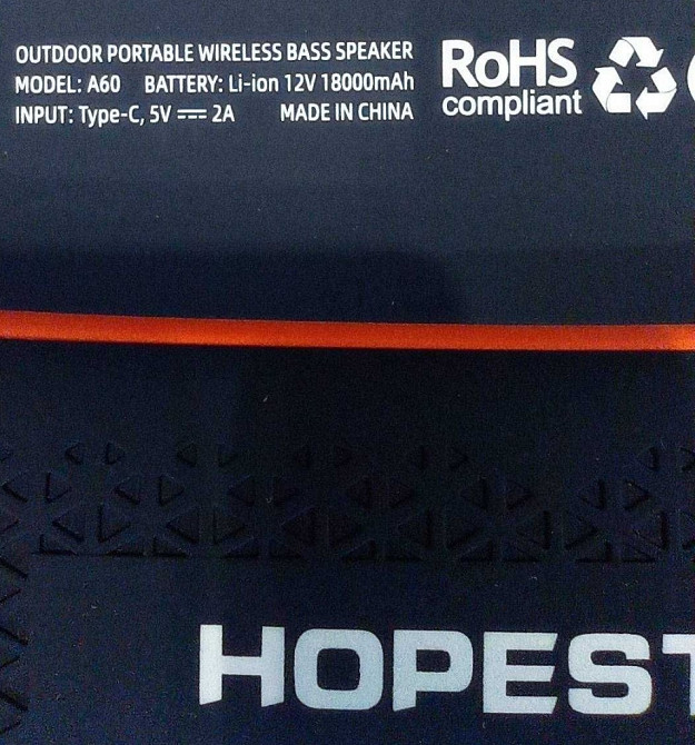 Hopestar A60 100w - Bluetooth колонки чорні  (Оригінал) Є в наявності. Харків - фото 5