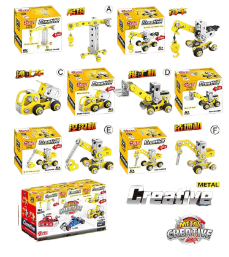 Конструктор мет. арт.1107 (36шт/2) 6 видів, короб 22*15*10см,ціна за 1шт., шт Київ