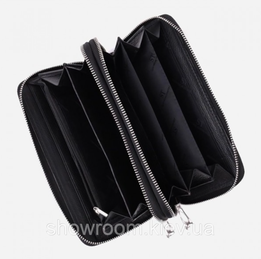 Мужская кожаная барсетка, клатч на два отделения Leather Collection (721) Киев - изображение 2