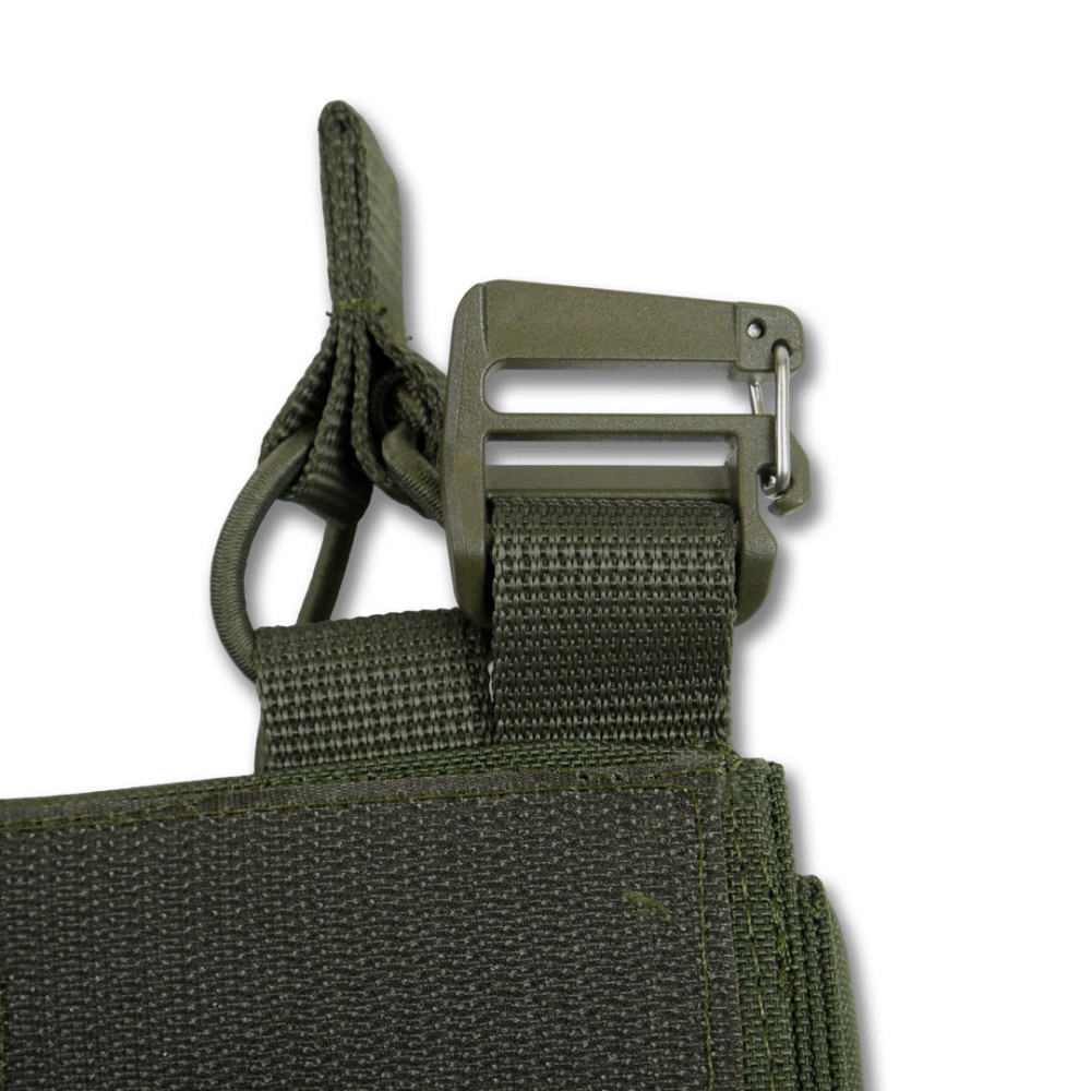 Зʼємна передня панель до плитоноски з підсумками під 3 магазини хакі Київ - фото 6