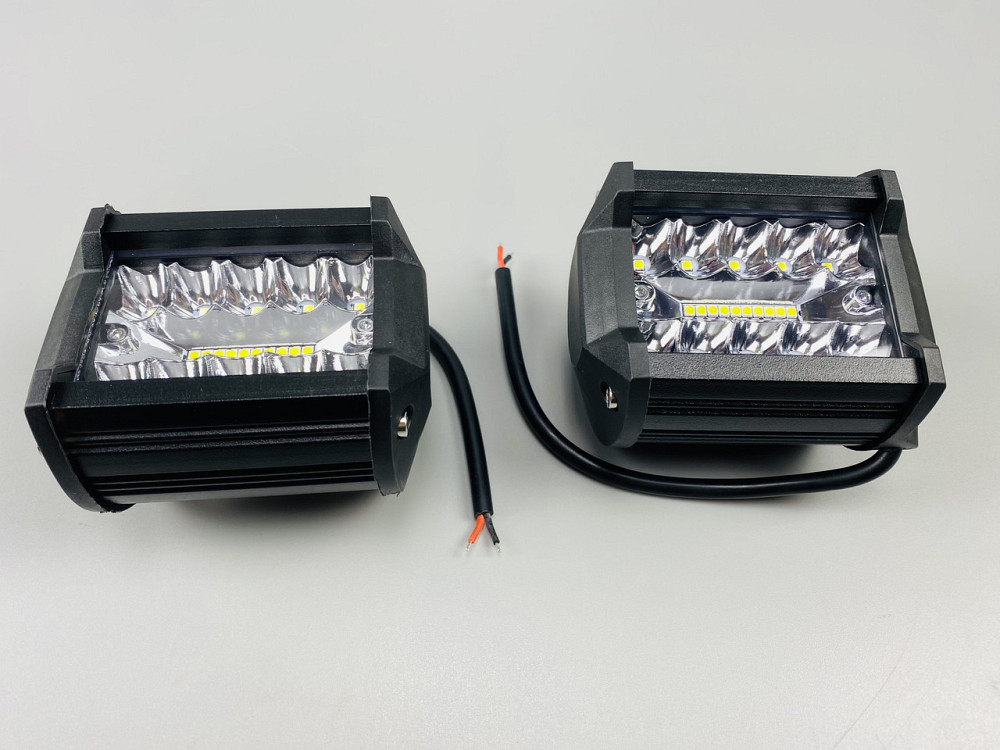Фара світлодіодна LED прямокутна 60W (20 діодів), робоче світло для автомобіля Мукачево - фото 6