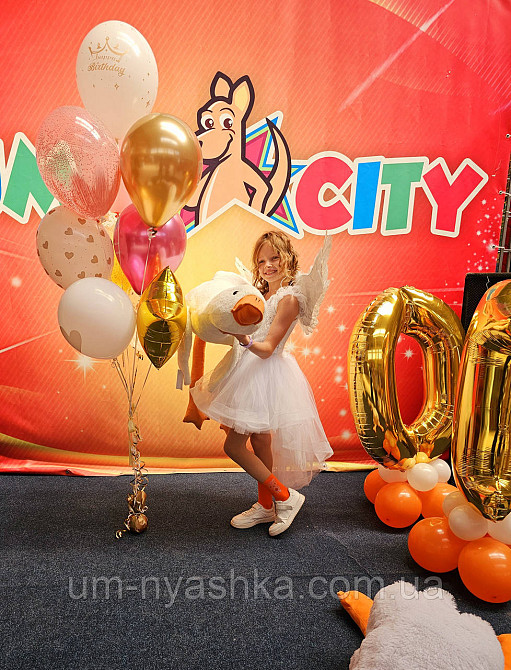 Сукня Сніжинка Дитяча біла сукня зі шлейфом та пір'ячком 116-128 Кривий Ріг - фото 6