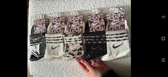 Женские носки средней высоты из хлопка в наборе (5 штук) Adidas W5 размер 36-41 Киев