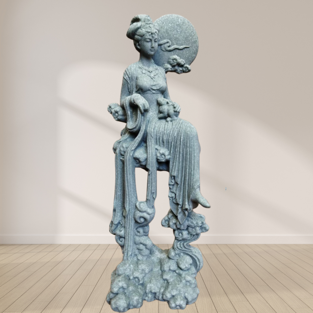 Фигурка Богиня Луны, садовая фигурка из полистоуна для декора, интерьера, дома, сада, аквариума Одесса - изображение 1