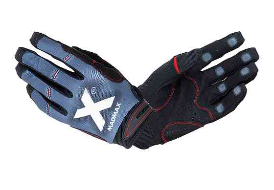 Рукавички для фітнесу MadMax MXG-102 X Gloves Black/Grey/White XXL Каменское