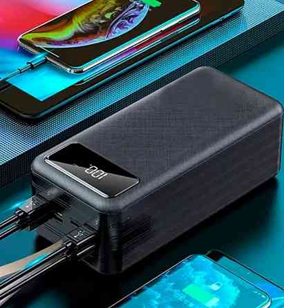 Павербанк Power bank 4 роз'єми I-Battery 100000 mAh 1,2кг. Київ