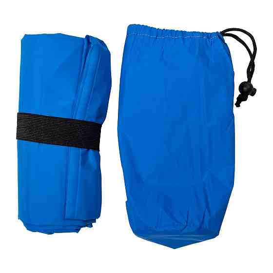 Надувний туристичний матрас для палатки 190х55 см, синій Київ