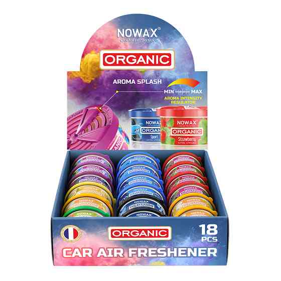 MIX ароматизаторів Nowax серія Organic у виставковий бокс Львів