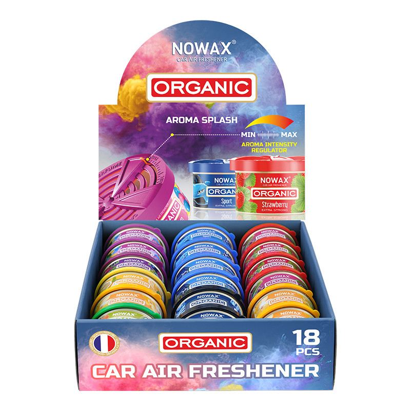 MIX ароматизаторів Nowax серія Organic у виставковий бокс Львів - фото 1