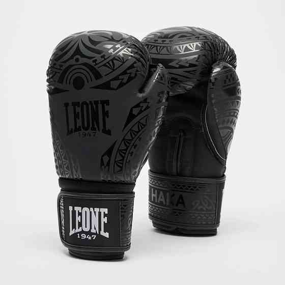Боксерські рукавиці Leone GN329 HAKA Black 14 унцій Кам'янське