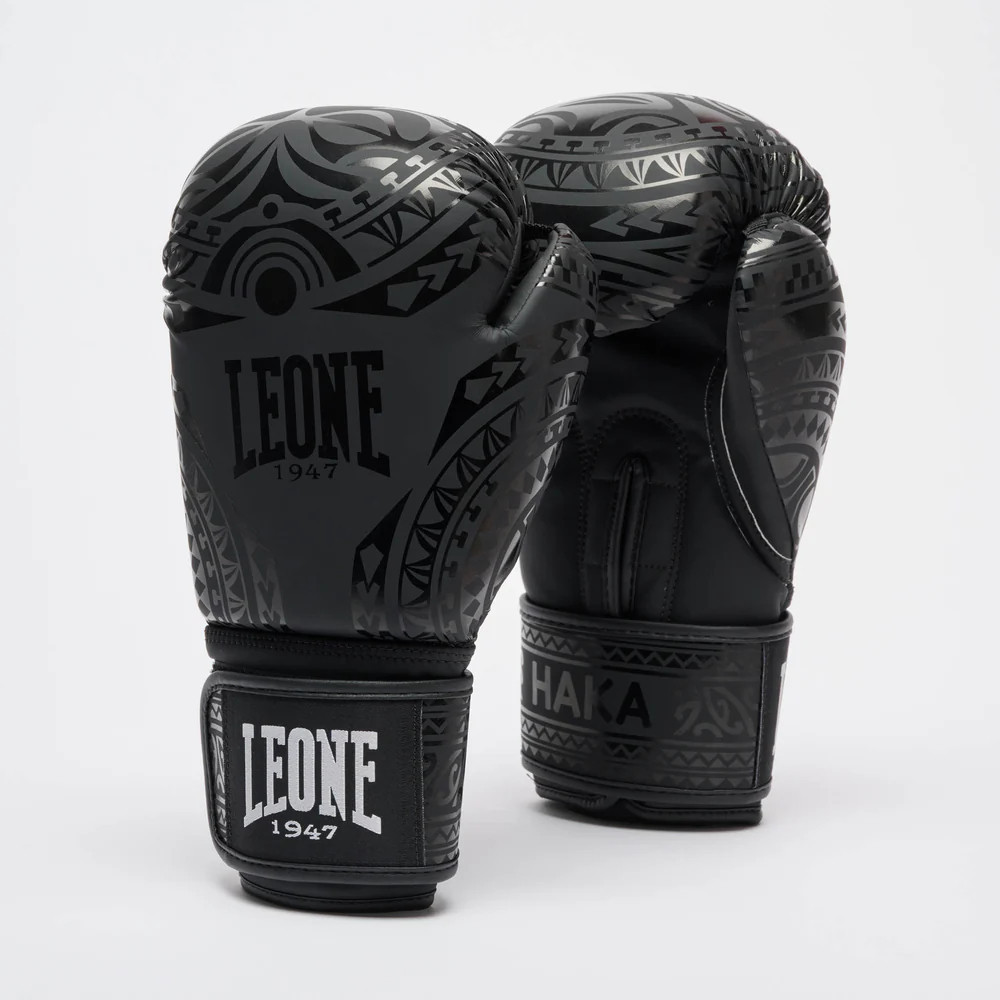 Боксерські рукавиці Leone GN329 HAKA Black 14 унцій Кам'янське - фото 1