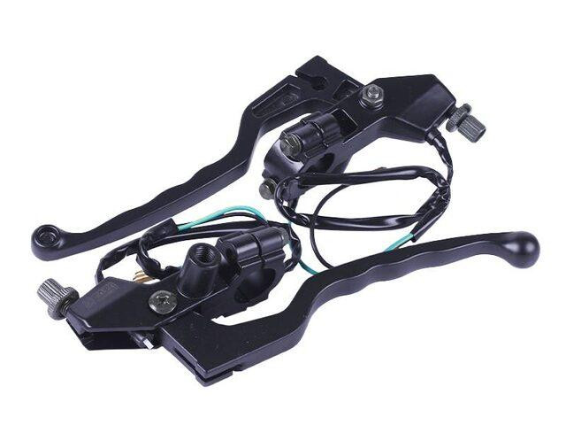 Крепление зеркала с рычагом на двигатель мотоцикл СВ 125/150, пара Мукачево - изображение 1