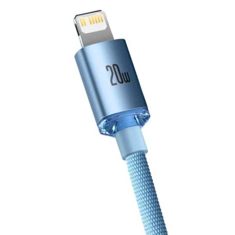 Кабель Baseus Gem Fast-Charging Data Cable USB-C to iP 20W 1m Galaxy Blue Київ - фото 4